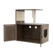 Costway 88cm Cat Tree Litter Box