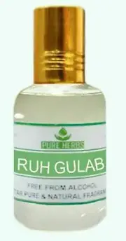 Pure Herbs Ruh Gulab Attar Free From Alcohol For Unisex & Daily Uses