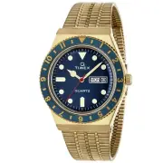 TIMEX Watch Q TIMEX Blue Dial Stainless Steel Acrylic Quartz Japan movement 363