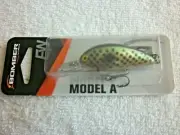 BOMBER MODEL A / 2 1/8" & 3/8 OZ B06PSH, THE COLOR IS PURE SHAD, RUNS 6' TO 8'
