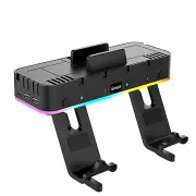 Multi-functional RGB LED Light Wall Mount Holder Hanger for Switch/Switch OLED