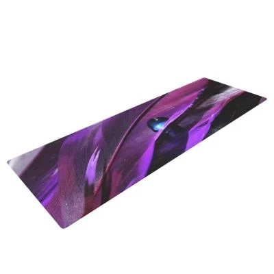 KESS InHouse Yoga Mat SUSAN SANDERS "BIRDS OF A FEATHER" NATURE PURPLE 99.99