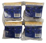 (4 PACKS) D-Line Medium 1-3/16 x 5/8" Cable Raceway Cord Cover Accessory 10 Pack