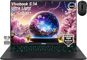 ASUS Vivobook S 14 AI OLED Laptop, Intel Core Ultra 5 226V, Intel Arc Graphics, Copilot+ AI, RGB Backlit KB, Wi-Fi 7, 2X Thunderbolt 4, Win11, w/Mousepad (16GB RAM | 1TB SSD)