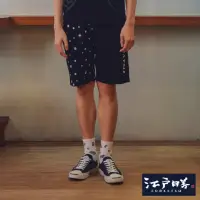 在飛比找momo購物網優惠-【EDWIN】江戶勝 男裝 撞色純棉短褲(暗灰色)