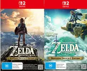 The Legend of Zelda Breath of the Wild & Tears of the Kingdom Switch 2 Bundle