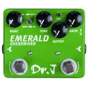 Joyo Dr. J D-60 Emerald Overdrive + Boost Pedal True Bypass New