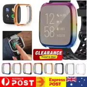 TPU Shell Frame Full Case Cover For Fitbit Versa 2 Screen Protector Soft