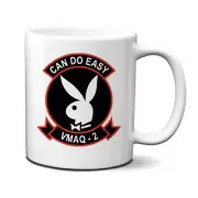 VMAQ-2 Can Do Easy - Bunny Logo 11 Oz Ceramic Mug