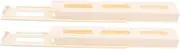 [KOMBIUDA] 2pcs Domino Train Clips Interactive Domino Laying for Fun Accessories for Building Tracks for Parties Home and Kindergarten Develops Logic and Hands Skills