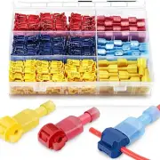 240PC T-Taps Wire Terminal Connectors Insulated 22-10 AWG Quick Splice Combo Set