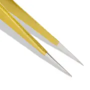 Professional Stainless Steel Tweezers For Eyelash Extension Fake Eyelash Gra L2S
