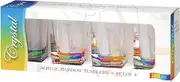 Merritt International Acrylic Drinkware Gift Sets Rainbow Crystal Tumbler, 14-Ounce (23117)