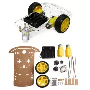 2WD Smart Robot Car Chassis Kit with Speed Encoder for Arduino Projects