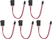 Haofy Automotive Circuit Repair Holder Connector Wire Extension Heavy Duty Mini Fuse for Auto Test, Compact Vane/Wing Insurance 15A with 5 Connections for (ACK S 10.9mm)