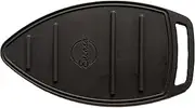 (Black) - Encasa Homes Silicone Mat for Hot Iron - Heat Resistant Anti-Slip - Black