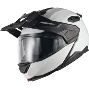 X.Lifecountry Plain White Flip Up Helmet