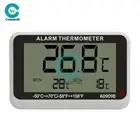 Digital Thermometer Hygrometer Freezer Temperature & Humidity Meter With Alarm