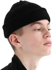 [UNDERCONTROL] Winter Trawler Fisherman Beanie Men Women Unisex Stylish Plain Docker Skull Hat Roll up Watch Cap Color Pack