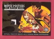 BRUCE LEE WORN SUSPENDERS SWATCH MATERIALS RELIC CARD AMERICANA MOVIE POSTERS