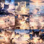 NEW STYLE CUTE CAT DIAMOND PAINTING HANDMADE DIY DIAMOND STI