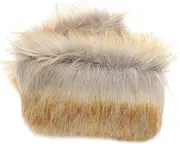 [DOITOOL] Faux Fur Shawl Collar for Women Winter Warm Decorative Wrap Soft and Fluffy Present for Cold Days Fashionable Fits