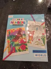 Ooli Color By Numbers Coloring Book Wonderful World