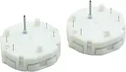X AUTOHAUX 2pcs X27 589 White Speedometer Tachometer Cluster Gauge Stepper Motors for Car