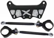 Modquad Front Upper Shock Tower Mount Brace Kit Blk Maverick X3 R 4x4 17-19