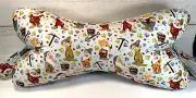 Disney 3 Sided Dog Bone Shaped Neck Pillow, Lower Back Support LG Seven Dwarfs