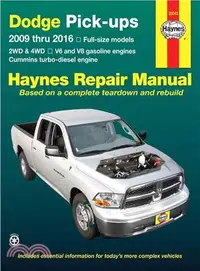 在飛比找三民網路書店優惠-Haynes Dodge Pick-Ups 2009 Thr