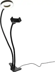 TEHAUX 1 Set LED Video Conference Light Clip Fill Light Color Temperature Brightness for Live Streaming Makeup and Photography