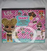 Bendon LOL Surprise Giant Sticker Activity with Play Scenes + 1000 Stickers