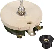 XYWHPGV 100W 300R Ohm Wirewound Ceramic Potentiometer Variable Rheostat Resistor with Knob(5a1ce 2bd44 e38d6 ef4be 1fb8b 7d207