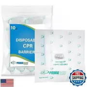 PrimaCare RS-8632 First Responder CPR Barrier with One Way Valve, Face Shield
