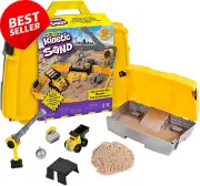 Kids Construction Sandbox Playset with Folding Design for Outdoor Fun