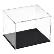 Acrylic Clear Display Case Box Dustproof Protection Showcase 30x25x25cm