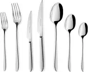 Karaca Bellamy 84-Piece Elegance Box Cutlery Set, Table Fork, Table Knife, Dessert Forks, Dessert Spoons, Dessert Knife, Teaspoon, Premium Quality, Healthy and Hygienic, Modern Design