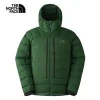 在飛比找PChome24h購物優惠-The North Face北面男款綠色防潑水保暖可打包連帽
