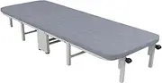 Steel Foldable Camping Bed Height Adjustable Folding Camping Cot Simple Portable Foldable Bed for Outdoor Travel Office