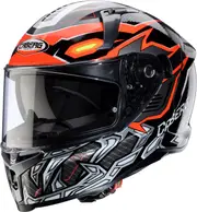 Caberg Avalon X Gurkha, full face helmet , color: Black/Grey/Neon-Orange , size: XL