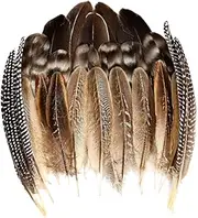 Generic Crafting Feathers Synthetic Feather Handy Art Supplies Colorful Feathers for DIY Projects Home Events, 24pcs