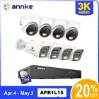 ANNKE 5MP 8CH NVR PoE Security Camera System Two Way Audio Color Night Vision