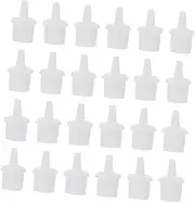 HAPINARY False Eyelash Glue Bottle Plug 100pcs Eyelash Extension Glue Nozzles Sturdy
