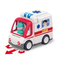 在飛比找蝦皮購物優惠-匯樂全能救護車 玩具音樂燈光 萬向車  仿真電話 音樂電話車