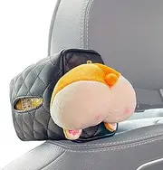 [Generisch] Car Tissue Holder, Tissue Holder for Car - Dashboard Napkin Holder Case, Face Paper Organiser, Waterproof Soft Tissue Case for Bathroom, Home