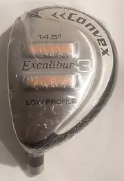 Excalibur #3 fairway wood, Left handed 14.5 Degree Low Profile Convex Head Only