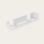 Recess Cable Tray | Cable Management | Office Desk Accessories, White / None