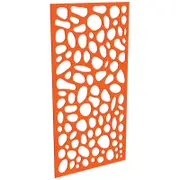 ProtectorAl 300-1200w x 1201-2400h Orange/Gloss White Riverstone Unframed Composite Deco Panel