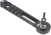 Nitze N49-NR5 Extension Arm Plate NATO Rail to ARRI Rosette Mount w M6 Screw for DSLR Camera Cage EVFs Handle
